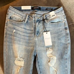 Judy Blue ripped skinny fit jeans